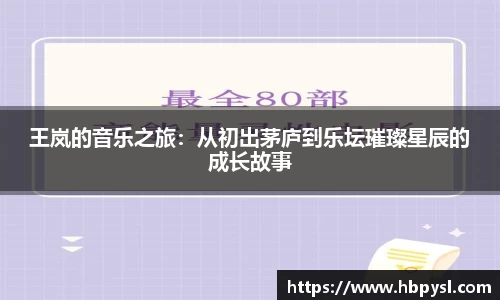 王岚的音乐之旅：从初出茅庐到乐坛璀璨星辰的成长故事
