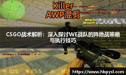 CSGO战术解析：深入探讨WE战队的阵地战策略与执行技巧