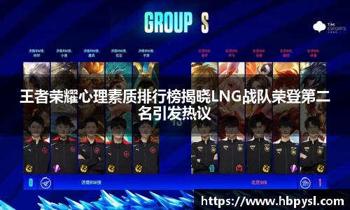 王者荣耀心理素质排行榜揭晓LNG战队荣登第二名引发热议